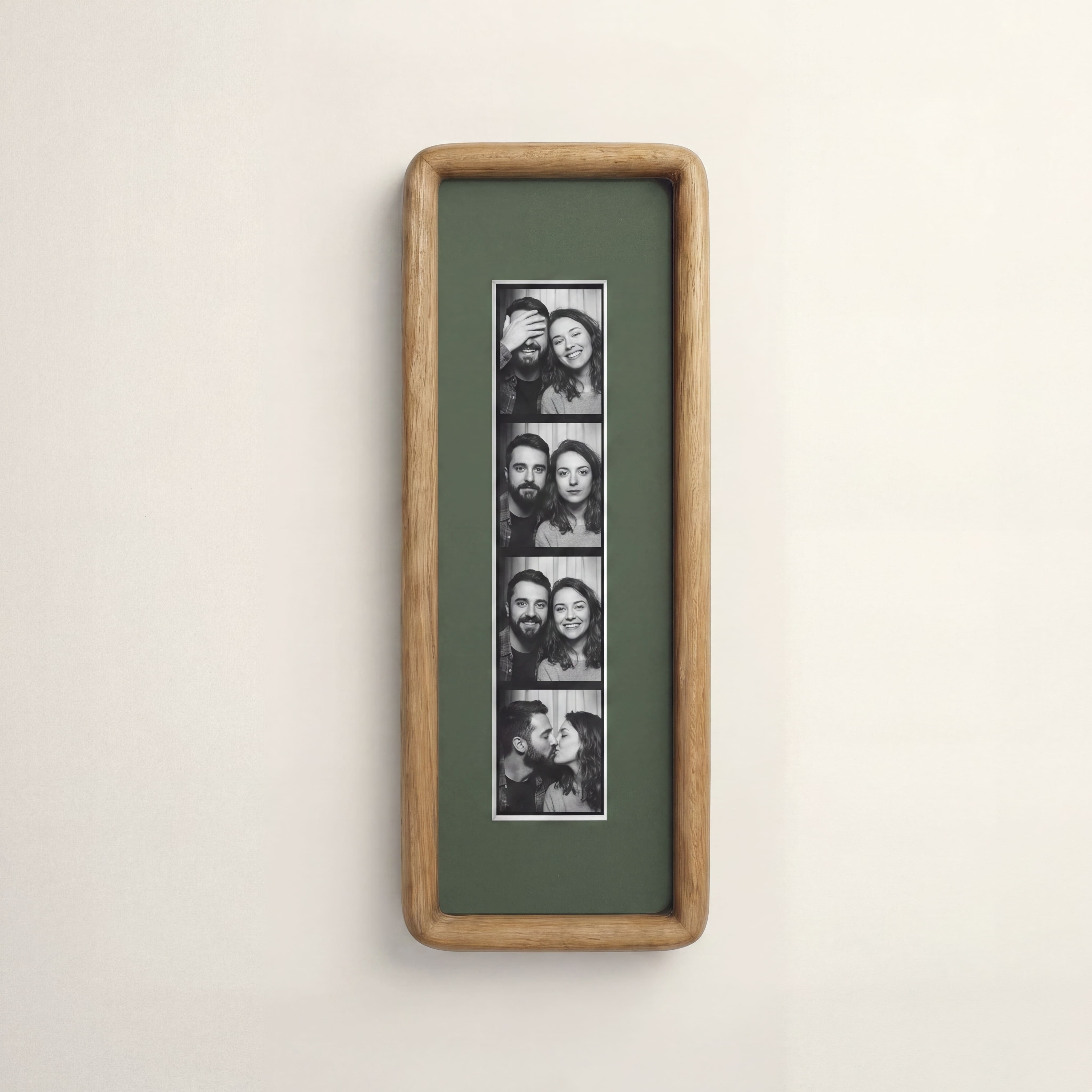 Teak Photobooth Frame - Green Mount