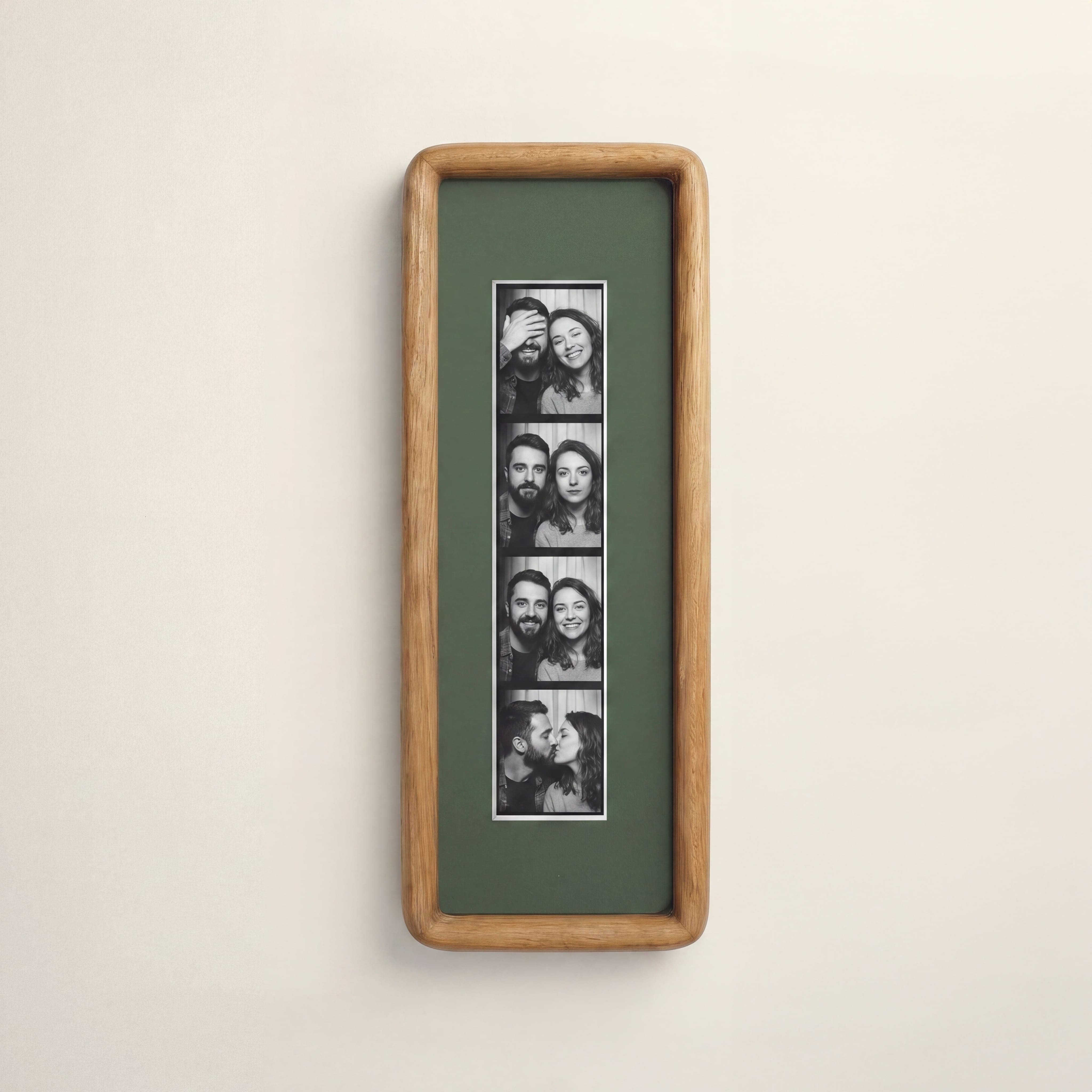 Teak Photobooth Frame - Green Mount